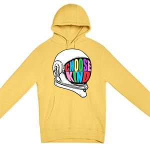 Anti-Bullying Choose Kind Astronaut Helmet Premium Pullover Hoodie