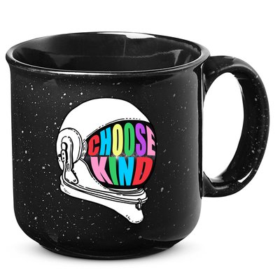 Anti-Bullying Choose Kind Astronaut Helmet 15oz Campfire Ceramic Mug