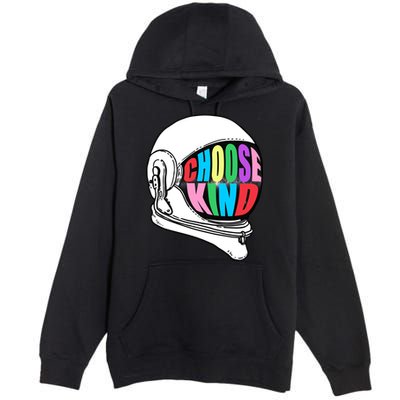 Anti-Bullying Choose Kind Astronaut Helmet Premium Pullover Hoodie