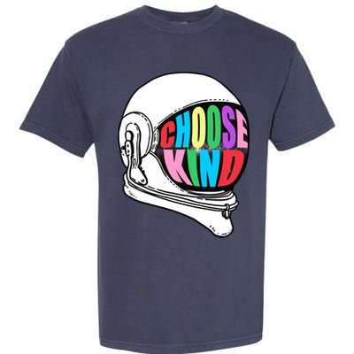 Anti-Bullying Choose Kind Astronaut Helmet Garment-Dyed Heavyweight T-Shirt