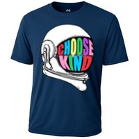 Anti-Bullying Choose Kind Astronaut Helmet Cooling Performance Crew T-Shirt