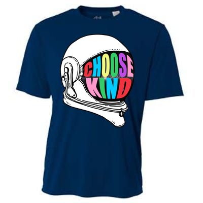 Anti-Bullying Choose Kind Astronaut Helmet Cooling Performance Crew T-Shirt