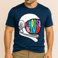 Anti-Bullying Choose Kind Astronaut Helmet Cooling Performance Crew T-Shirt