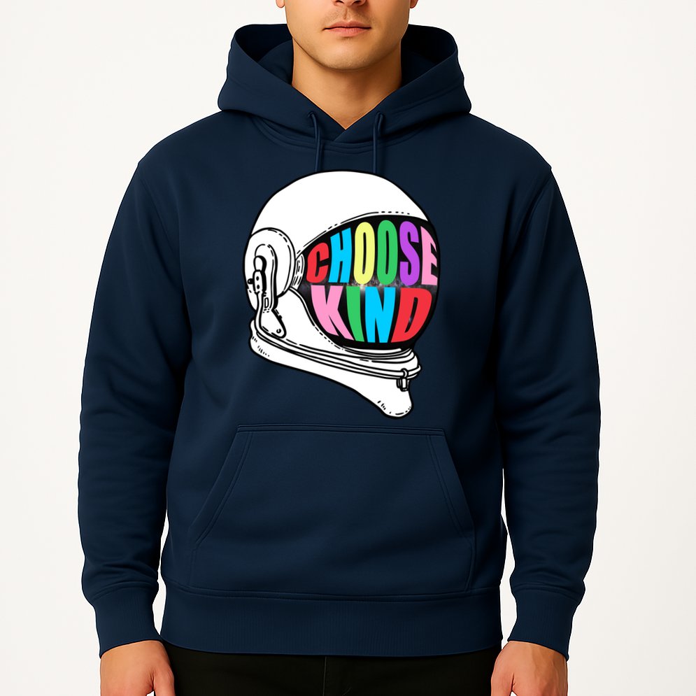 Anti-Bullying Choose Kind Astronaut Helmet Hoodie