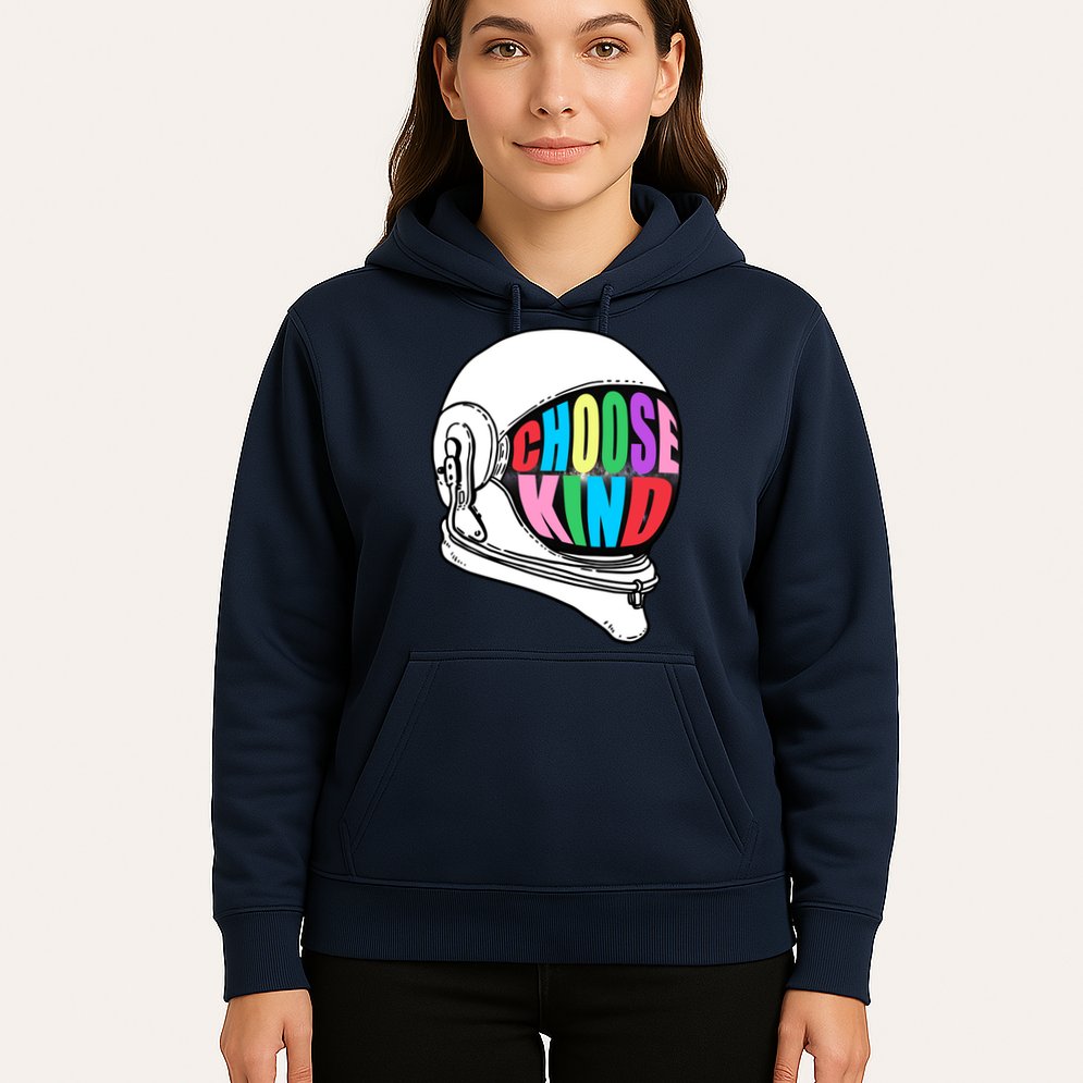 Anti-Bullying Choose Kind Astronaut Helmet Hoodie