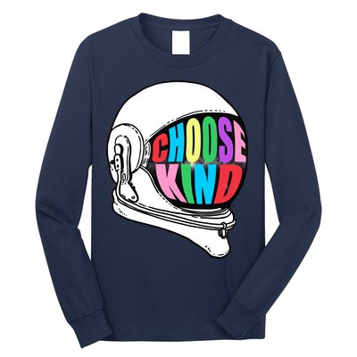 Anti-Bullying Choose Kind Astronaut Helmet Long Sleeve Shirt