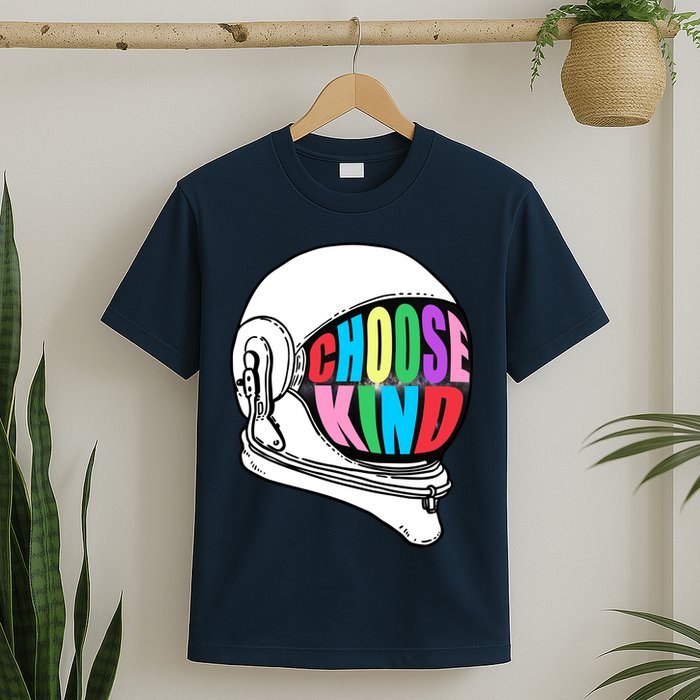 Anti-Bullying Choose Kind Astronaut Helmet T-Shirt