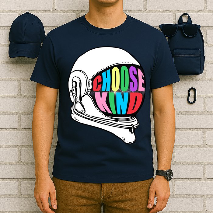 Anti-Bullying Choose Kind Astronaut Helmet T-Shirt