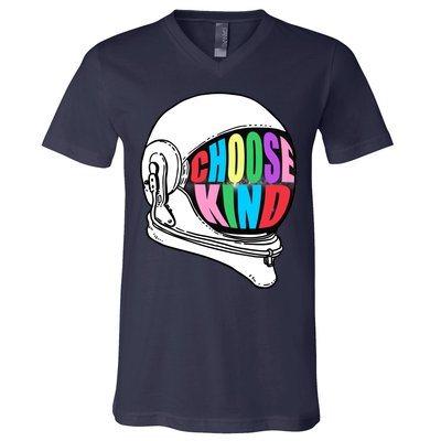 Anti-Bullying Choose Kind Astronaut Helmet V-Neck T-Shirt