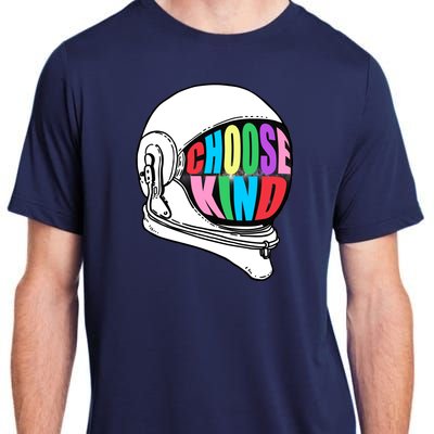 Anti-Bullying Choose Kind Astronaut Helmet Adult ChromaSoft Performance T-Shirt