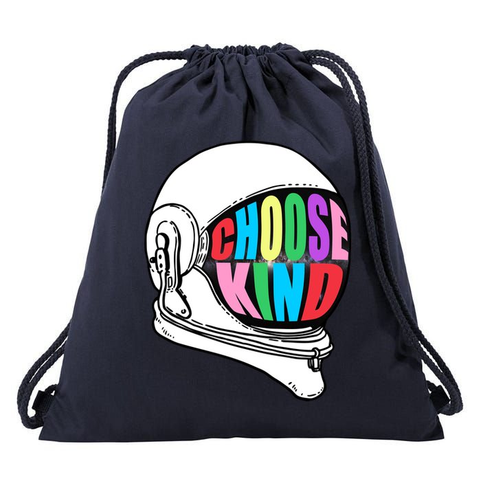 Anti-Bullying Choose Kind Astronaut Helmet Drawstring Bag