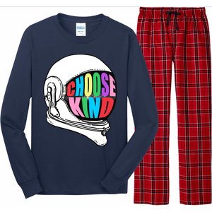 Anti-Bullying Choose Kind Astronaut Helmet Long Sleeve Pajama Set