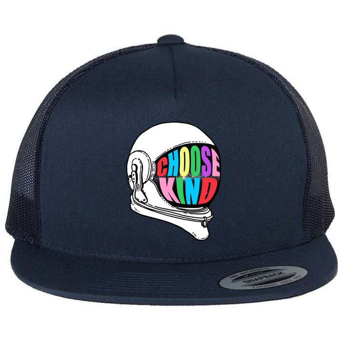 Anti-Bullying Choose Kind Astronaut Helmet Flatbill Hat