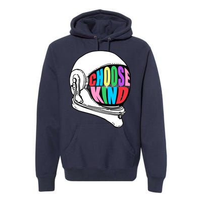 Anti-Bullying Choose Kind Astronaut Helmet Premium Hoodie