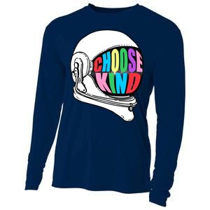 Anti-Bullying Choose Kind Astronaut Helmet Cooling Performance Long Sleeve Crew