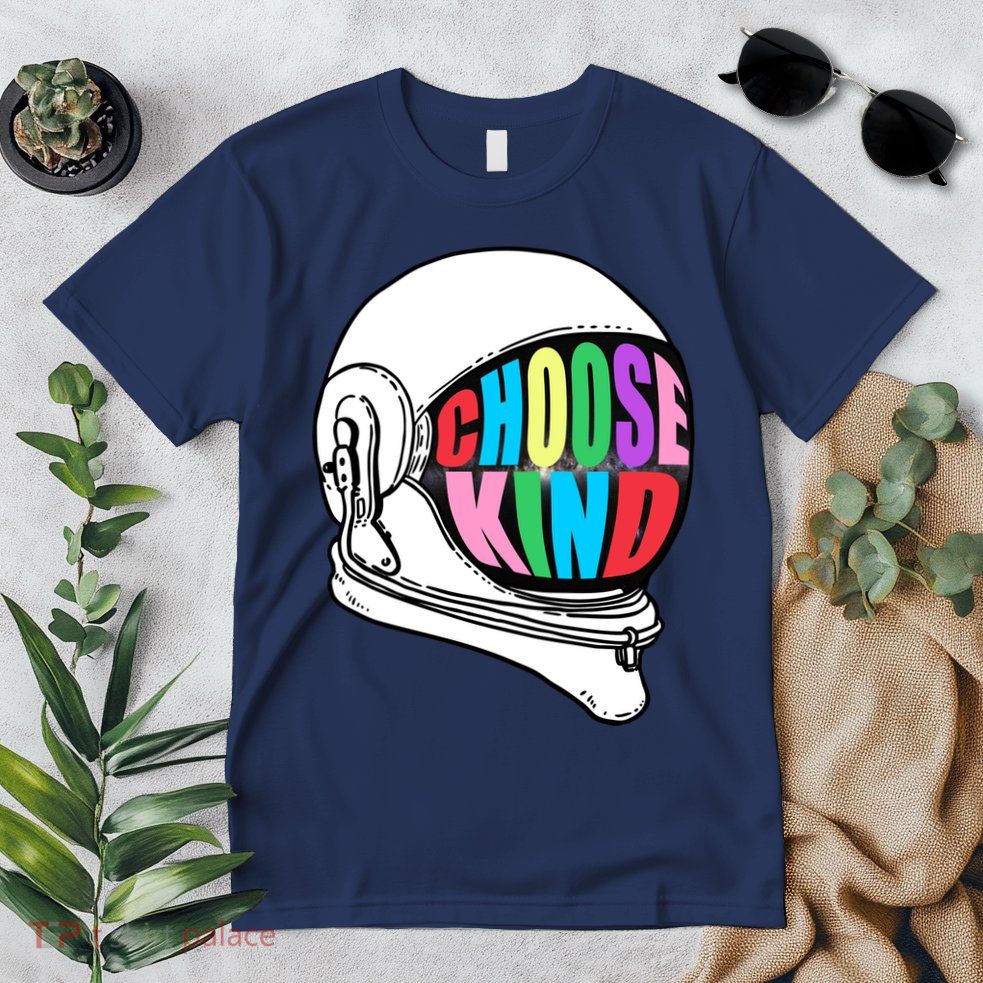Anti-Bullying Choose Kind Astronaut Helmet Premium T-Shirt