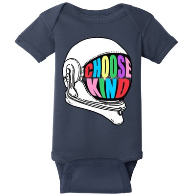 Anti-Bullying Choose Kind Astronaut Helmet Baby Bodysuit