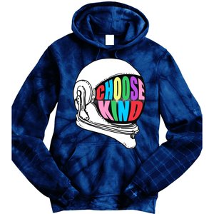 Anti-Bullying Choose Kind Astronaut Helmet Tie Dye Hoodie