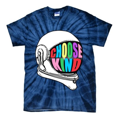 Anti-Bullying Choose Kind Astronaut Helmet Tie-Dye T-Shirt