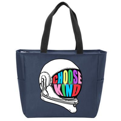 Anti-Bullying Choose Kind Astronaut Helmet Zip Tote Bag