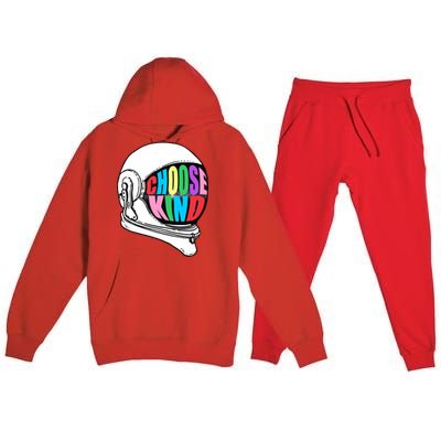 Anti-Bullying Choose Kind Astronaut Helmet Premium Hooded Sweatsuit Set