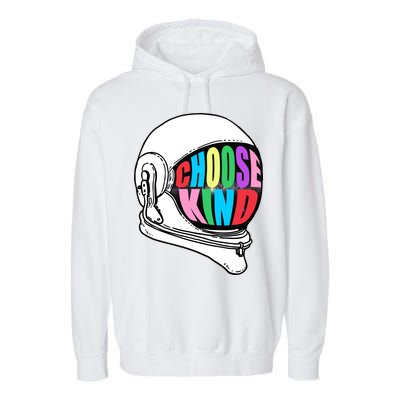 Anti-Bullying Choose Kind Astronaut Helmet Garment-Dyed Fleece Hoodie