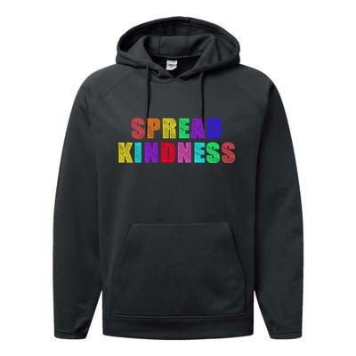 Anti-Bullying Spread Kindness Love Peace Performance Fleece Hoodie