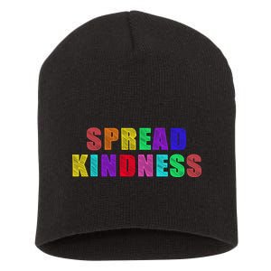 Anti-Bullying Spread Kindness Love Peace Short Acrylic Beanie