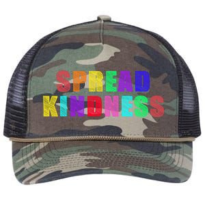 Anti-Bullying Spread Kindness Love Peace Retro Rope Trucker Hat Cap