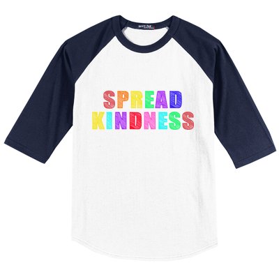 Anti-Bullying Spread Kindness Love Peace Baseball Sleeve Shirt