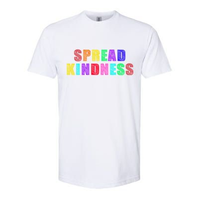 Anti-Bullying Spread Kindness Love Peace Softstyle CVC T-Shirt