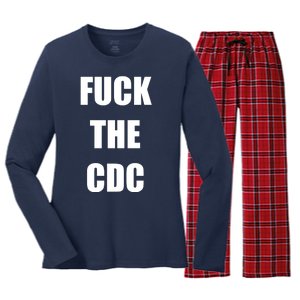 Anti CDC Women's Long Sleeve Flannel Pajama Set 