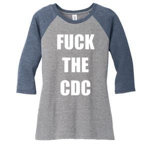 Anti CDC Women's Tri-Blend 3/4-Sleeve Raglan Shirt