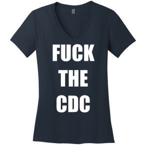 Anti CDC Women's V-Neck T-Shirt