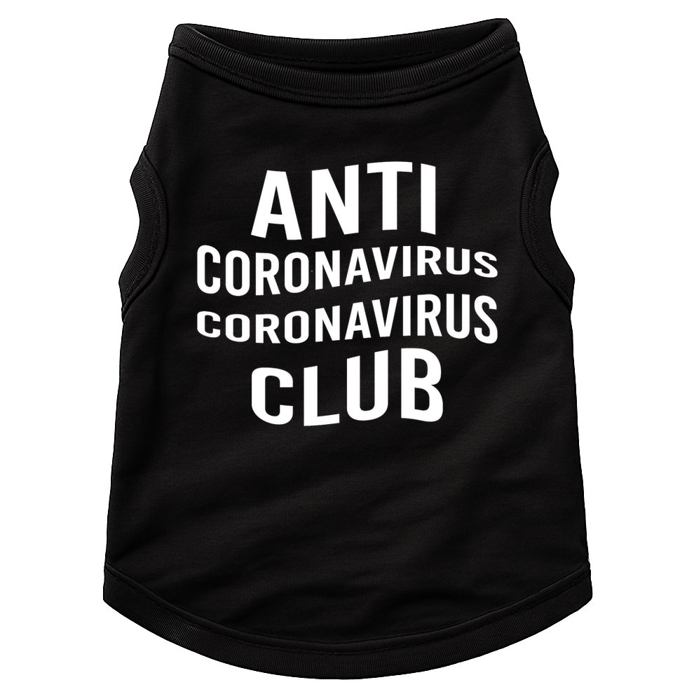 Anti Coronavirus Coronavirus Club Doggie Tank