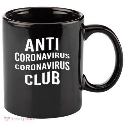 Anti Coronavirus Coronavirus Club 11oz C Handle Ceramic Mug