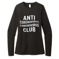 Anti Coronavirus Coronavirus Club Womens CVC Long Sleeve Shirt