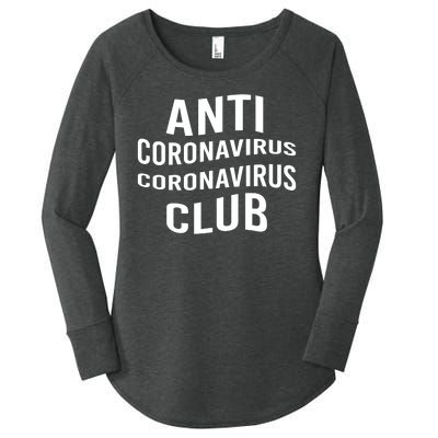 Anti Coronavirus Coronavirus Club Women's Perfect Tri Tunic Long Sleeve Shirt