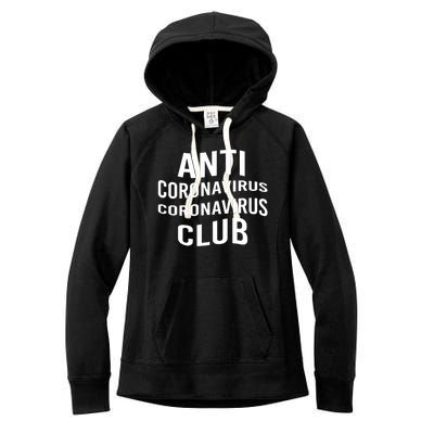 Anti Coronavirus Coronavirus Club Women's Fleece Hoodie