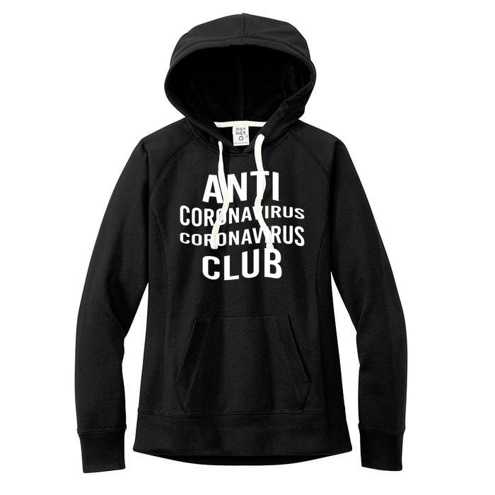 Anti Coronavirus Coronavirus Club Women's Fleece Hoodie