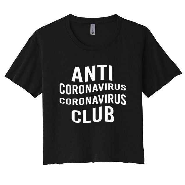Anti Coronavirus Coronavirus Club Crop Top