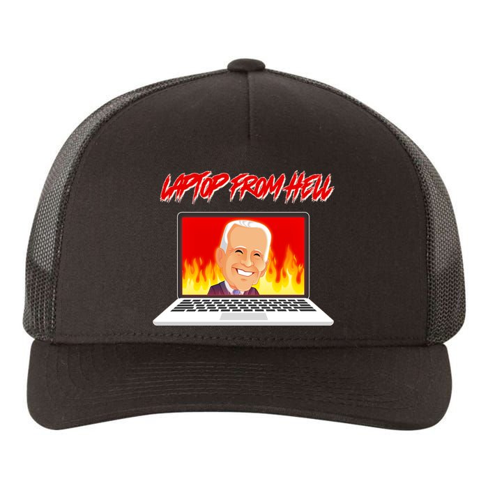 Anti Joe Biden Laptop From Hell Yupoong Adult 5-Panel Trucker Hat