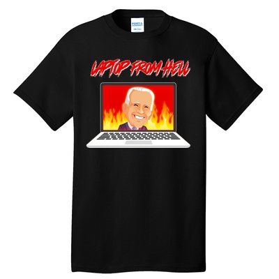 Anti Joe Biden Laptop From Hell Tall T-Shirt