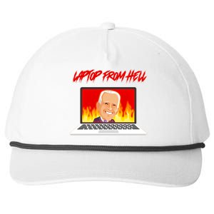 Anti Joe Biden Laptop From Hell Snapback Five-Panel Rope Hat