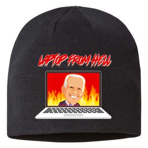 Anti Joe Biden Laptop From Hell Sustainable Beanie