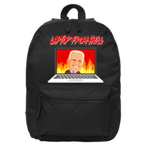 Anti Joe Biden Laptop From Hell 16 in Basic Backpack