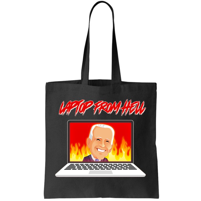 Anti Joe Biden Laptop From Hell Tote Bag