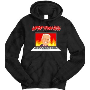 Anti Joe Biden Laptop From Hell Tie Dye Hoodie