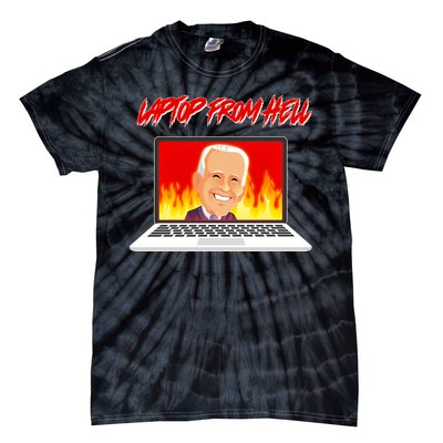 Anti Joe Biden Laptop From Hell Tie-Dye T-Shirt