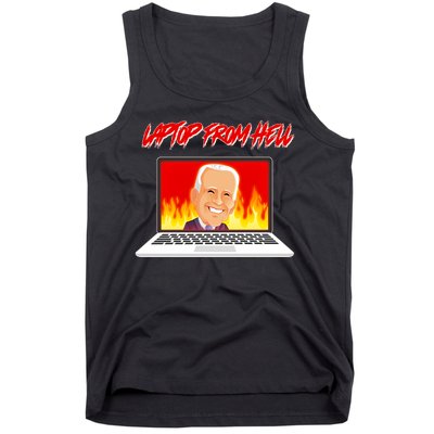 Anti Joe Biden Laptop From Hell Tank Top